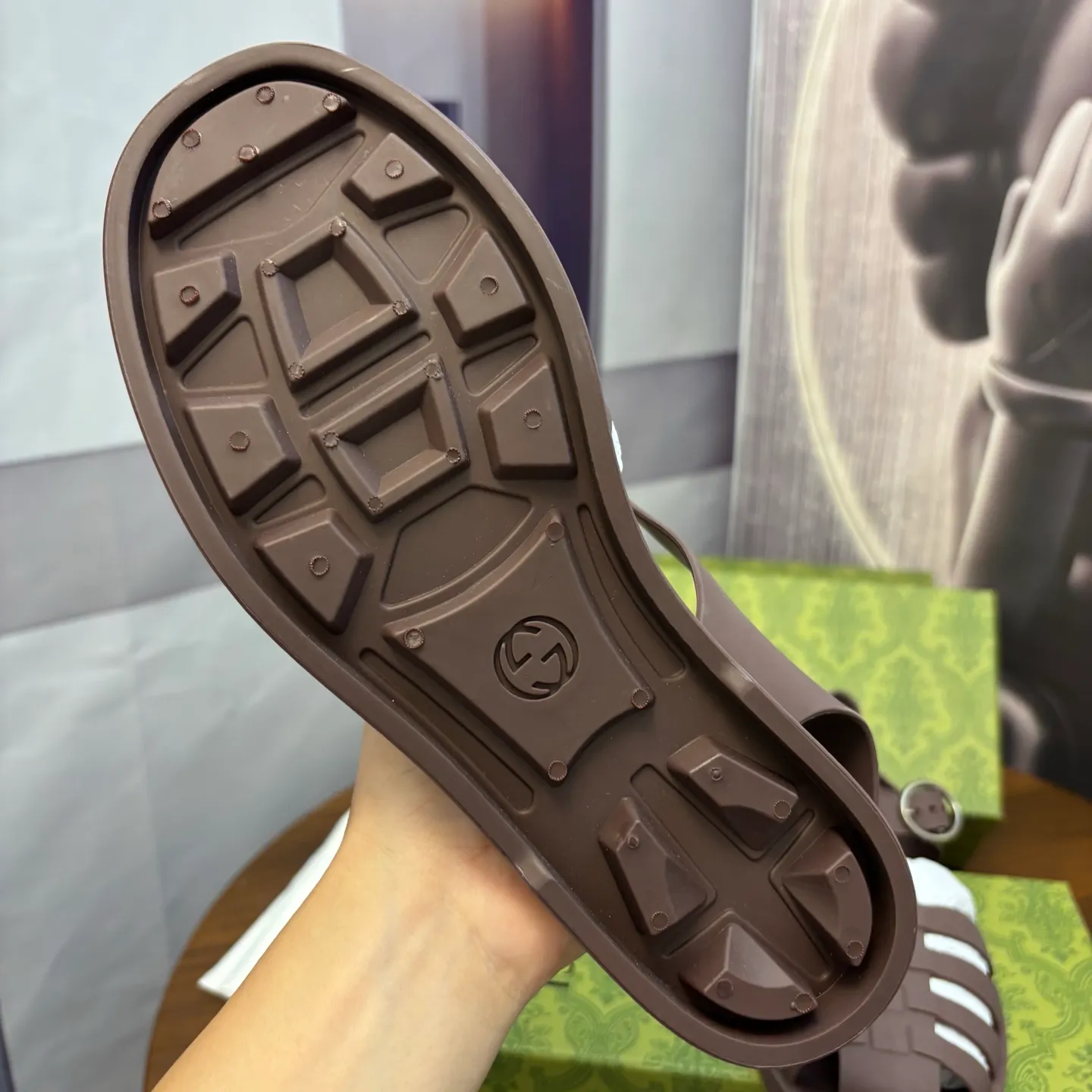 Men's shoes 260💰 [Gucci] Counter quality, top-quality original goods, real photos! Original TPU material, fine workmanship, comfortable; genuine 1:1 replica Size: 36 ~ 46
